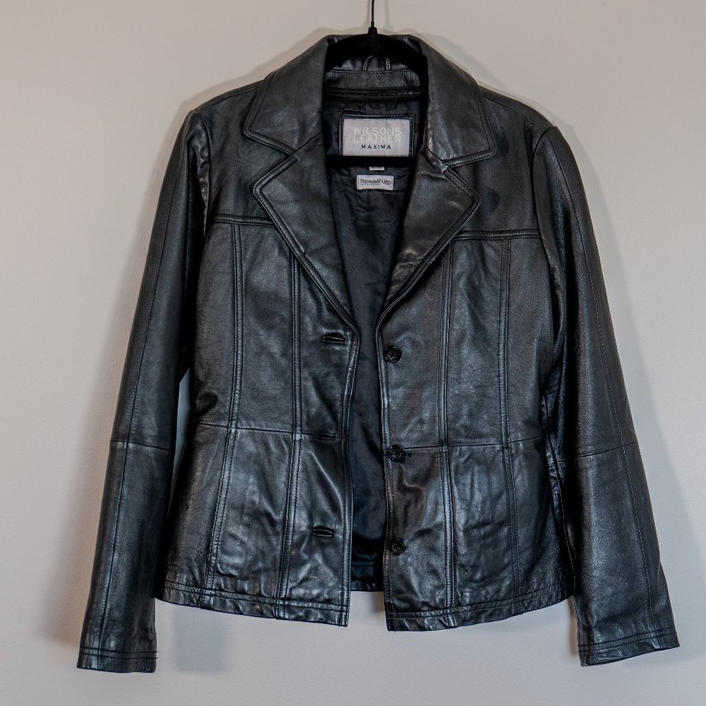 EUC Wilsons Leather Maxima Women's Jacket - Size M